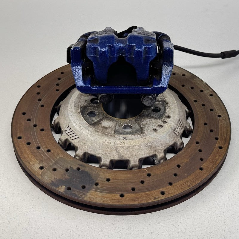 2 284 103 / 2284103 12-18 BMW M5 M6 F06 F10 F12 F13 Driver Left Rear Brake Caliper W/ Rotor Blue OEM