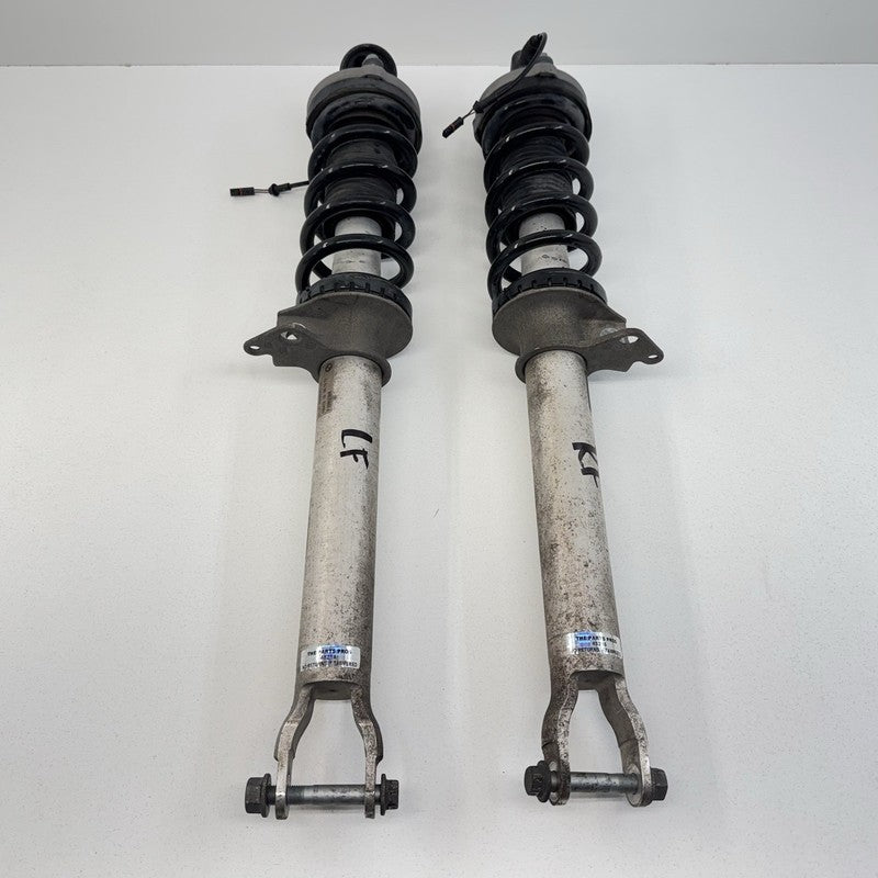 31312284045 12-16 BMW M5 F10 Left & Right Front EDC Shock Strut Absorber Pair 55K Miles OEM