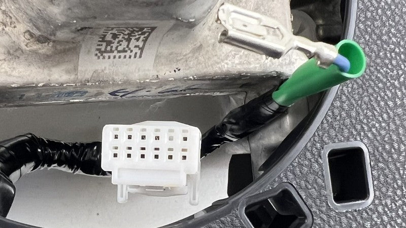 22-24 SUBARU WRX DRIVER STEERING WHEEL LEATHER BLACK OEM