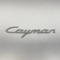 06-12 Porsche Cayman S 987 Rear Trunk Lid Nameplate Emblem Badge Logo Pair OEM