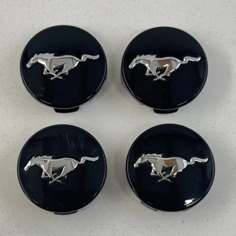 FR3C-1A096-AC / FR3C 1A096 AC / FR3C1A096AC Ford Mustang Black Wheel Center Cap Rim Hubcaps FR3C-1A096-AC Set of 4 OEM