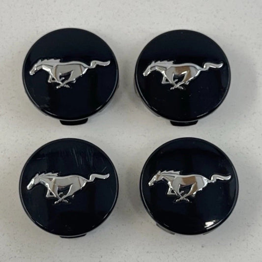 FR3C-1A096-AC / FR3C 1A096 AC / FR3C1A096AC Ford Mustang Black Wheel Center Cap Rim Hubcaps FR3C-1A096-AC Set of 4 OEM