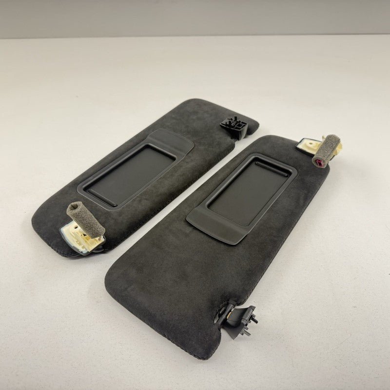 51168038109 12-16 BMW M5 F10 Left & Right Sunvisor Sun Visor Shade Pair Alcantara Suede OEM