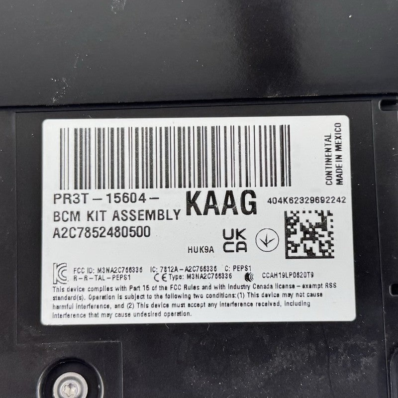 PR3T-15604-KAAG / PR3T 15604 KAAG / PR3T15604KAAG 24-25 Ford Mustang GT Integrated Body Control Module Fuse Relay Juncti