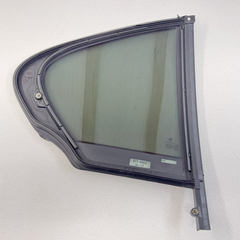 51357311245 11-16 BMW M5 528 535 550 F10 Driver Left Rear Quarter Panel Window Glass OEM