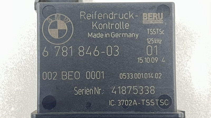 6 781 846 / 6781846 06-10 BMW M6 E63 E64 TPMS TIRE PRESSURE MONITORING MODULE 6781846 OEM