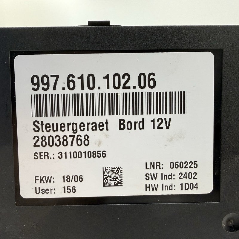 997.610.102.06 / 997 610 102 06 / 99761010206 05-12 Porsche 911 997 Boxster Cayman 987 Gateway Body Control Module OEM