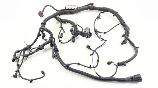 10-13 PORSCHE PANAMERA LEFT FRONT ENGINE BAY HEADLIGHT WIRE HARNESS OEM