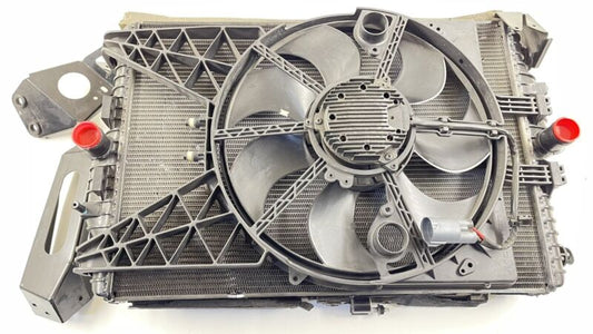 11L0358CP 15-17 MCLAREN 650S DRIVER LEFT REAR RADIATOR CONDENSER FAN ASSEMBLY OEM
