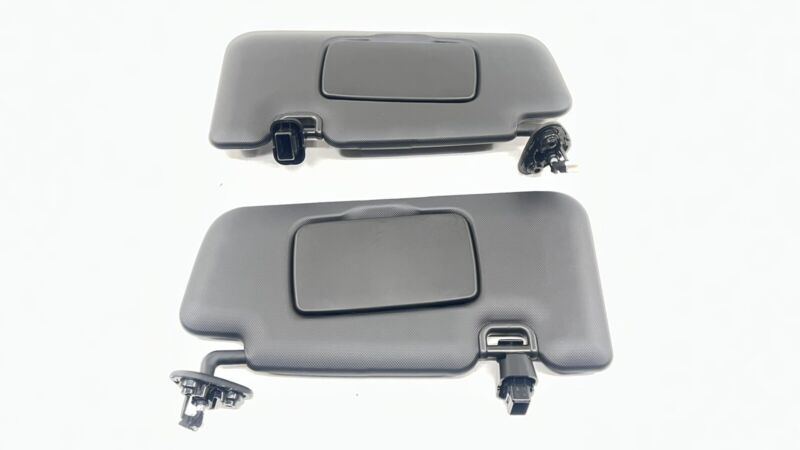 22-25 SUBARU WRX LEFT & RIGHT SUNVISOR SUN VISOR SHADE PAIR BLACK OEM
