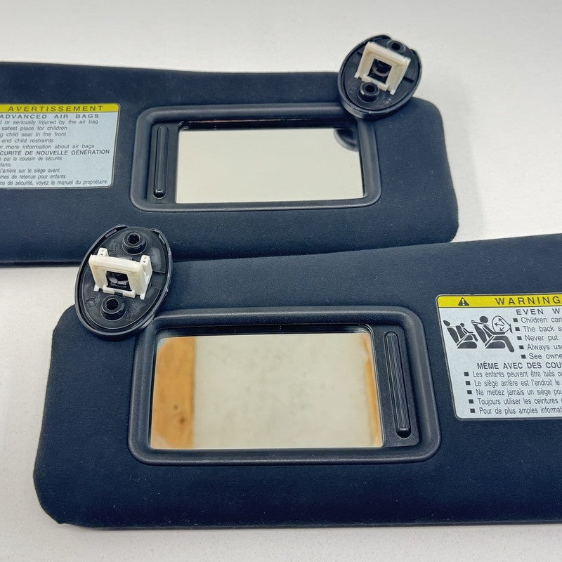 08-14 Lexus IS F Left And Right Sunvisor Sun Visor Shade Pair Black OEM
