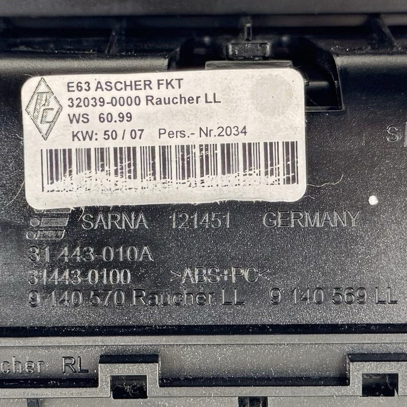 528506/10 06-10 BMW M6 E63 E64 INTERIOR CARBON FIBER TRIM SET DOOR PANEL DASHBOARD OEM