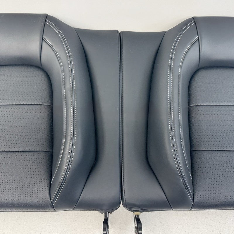 PR3B C63160 AA / PR3BC63160AA 24-26 Ford Mustang Premium Rear Seat Set Upper & Lower Cushion Leather Black OEM