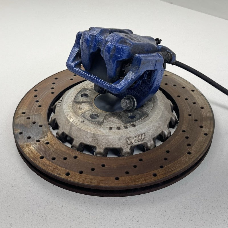 2 284 103 / 2284103 12-18 BMW M5 M6 F06 F10 F12 F13 Driver Left Rear Brake Caliper W/ Rotor Blue OEM