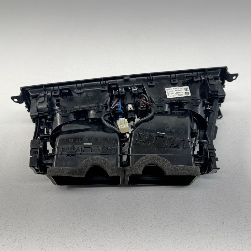 64229166891 11-16 BMW M5 528 535 550 F10 Center Dash A/C Air Vent Grille Black OEM