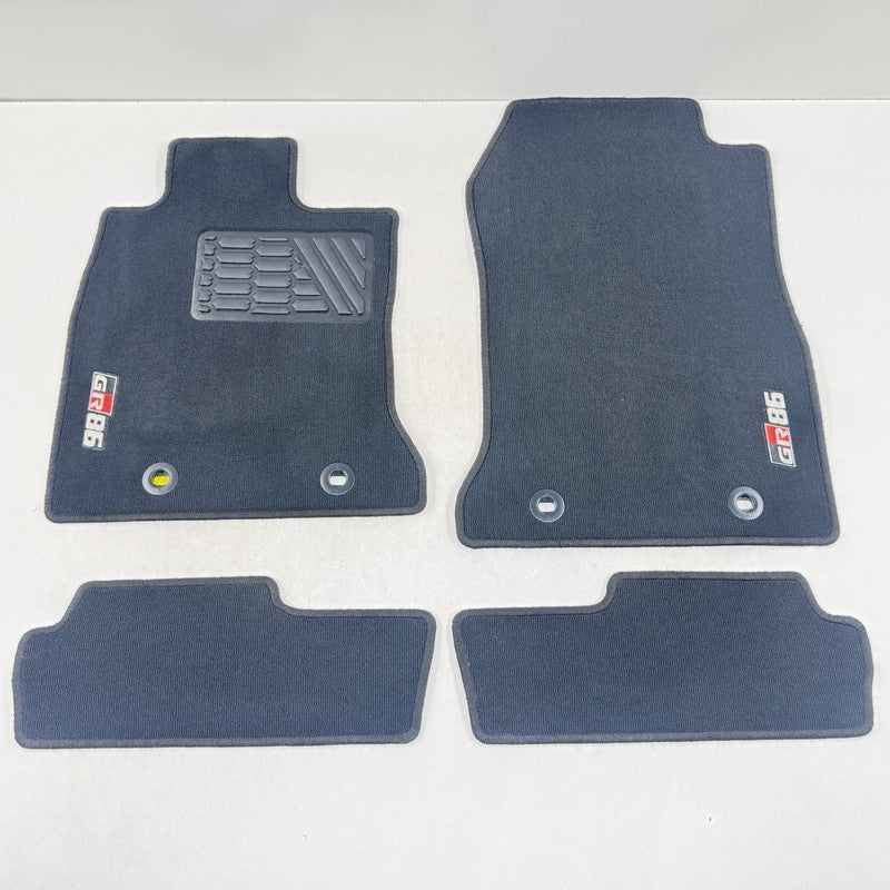 PT919-18221-20 / PT919 18221 20 / PT9191822120 22-25 TOYOTA GR86 LEFT RIGHT FRONT REAR CARPET FLOOR MAT SET PT919-18221-