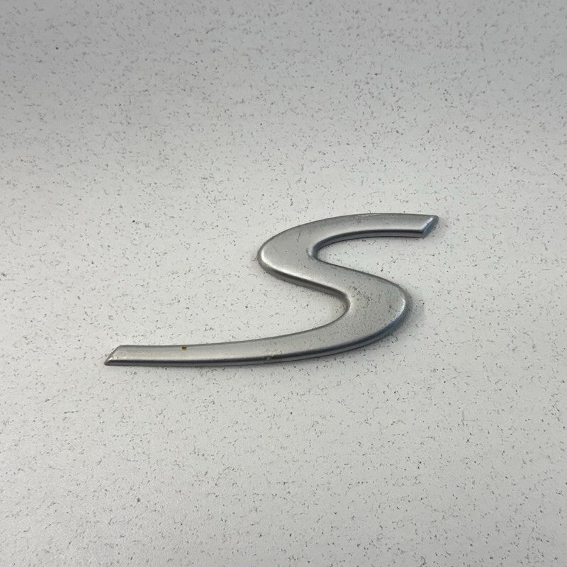 06-12 Porsche Cayman S 987 Rear Trunk Lid Nameplate Emblem Badge Logo Pair OEM