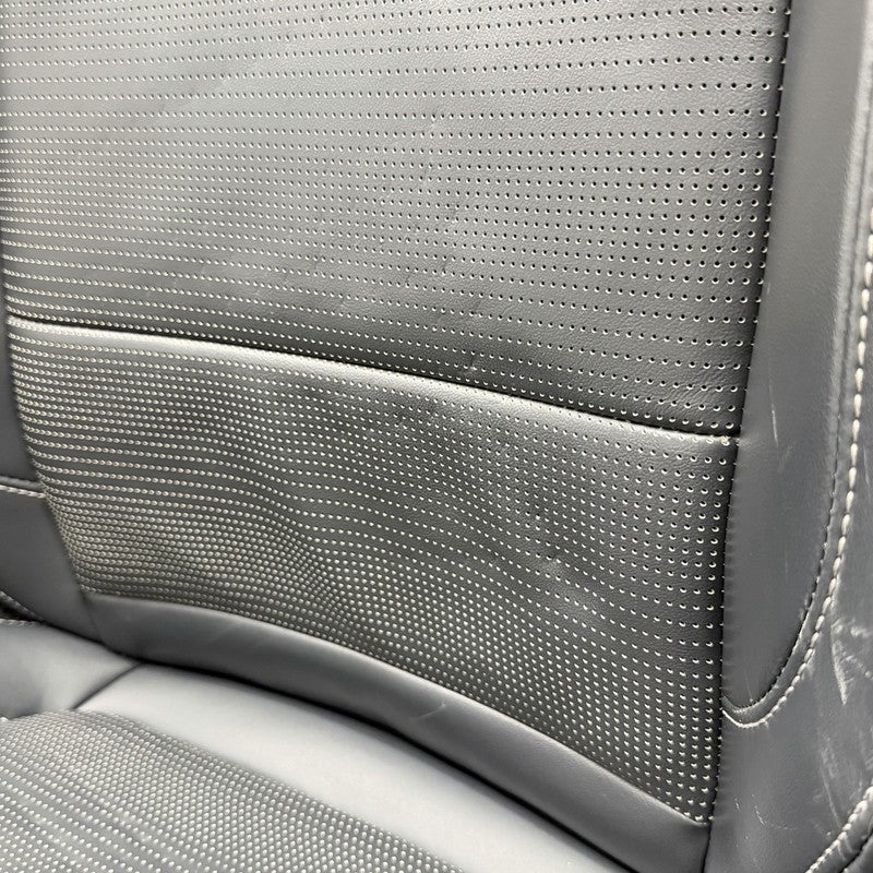 24-26 Ford Mustang GT Premium Front Seat Pair Leather Black W/ White Stitch OEM