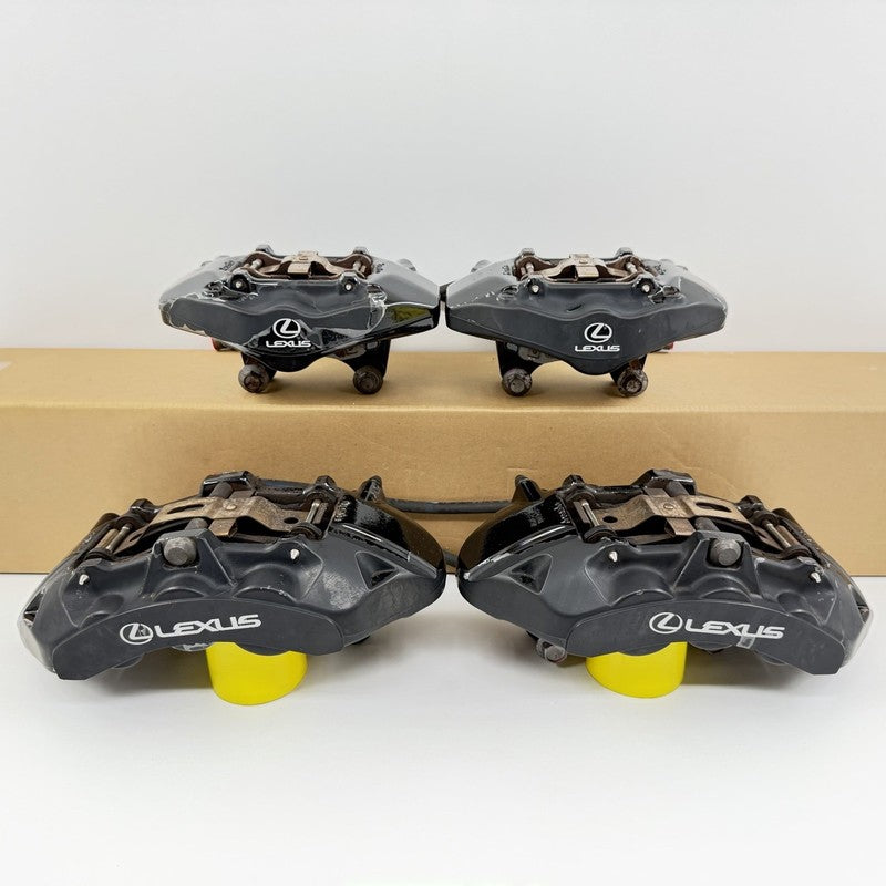 08-14 Lexus IS F Brake Caliper Brembo Set Front & Rear Black 69K Miles OEM