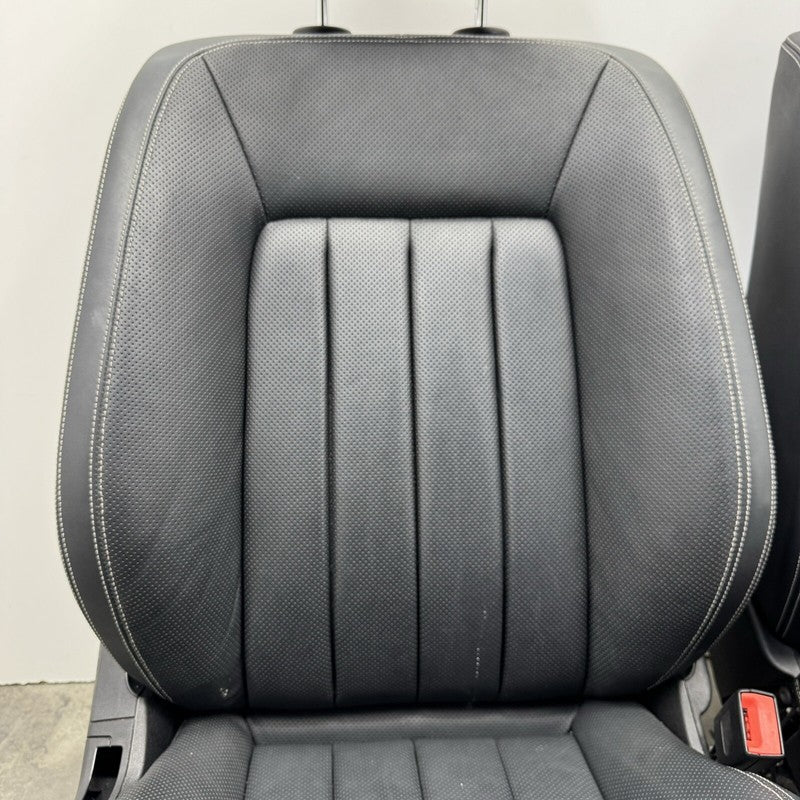 12-18 MERCEDES BENZ CLS550 W218 FRONT SEAT PAIR LEATHER BLACK OEM