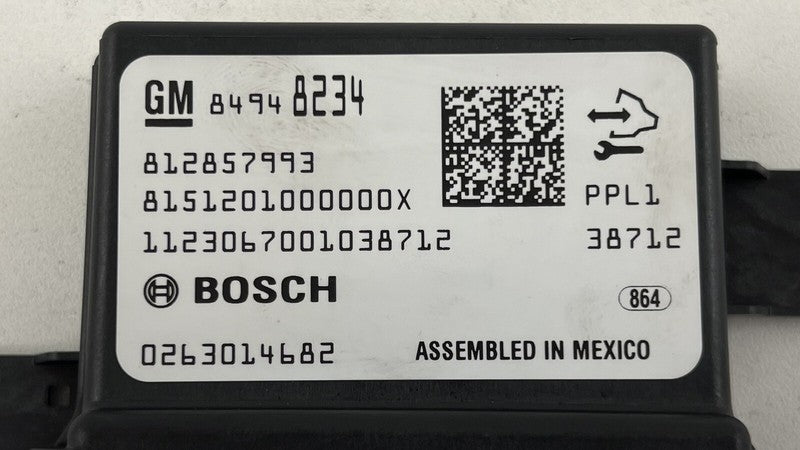 8494 8234 / 84948234 22-24 CADILLAC CT5 V BLACKWING DRIVER PARK ASSIST CONTROL MODULE 84948234 OEM