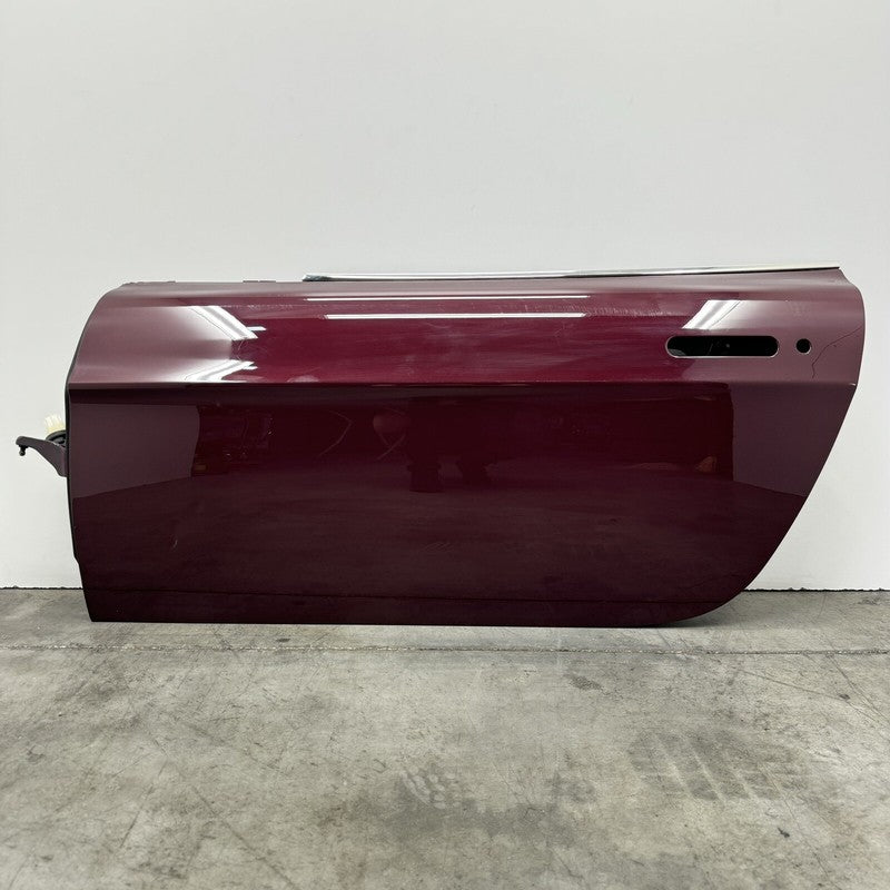 07-17 ASTON MARTIN VANTAGE DRIVER LEFT DOOR SHELL MERLOT RED OEM *NOTE*