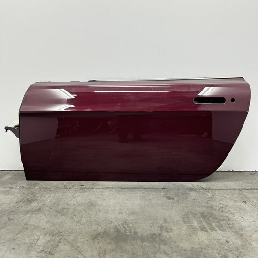 07-17 ASTON MARTIN VANTAGE DRIVER LEFT DOOR SHELL MERLOT RED OEM *NOTE*