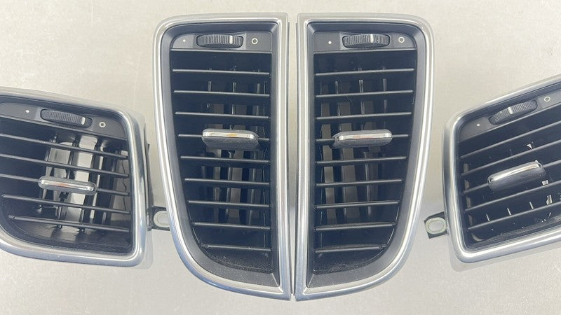 970.552.142.03 / 970 552 142 03 / 97055214203 10-16 PORSCHE PANAMERA FRONT LEFT AND RIGHT DASH AIR VENT GRILL TRIM SET O