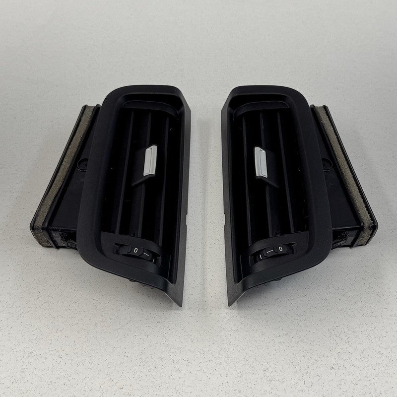 7 211 887 11-16 BMW M5 528 535 550 F10 Rear B Pillar Air Vent Grille Pair Black OEM