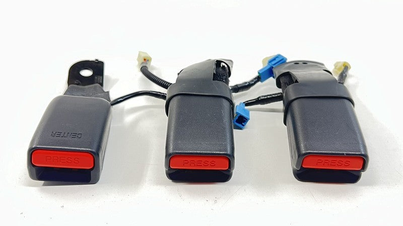 22-24 SUBARU WRX LEFT RIGHT CENTER REAR SEAT BELT SEATBELT BUCKLE SET OEM