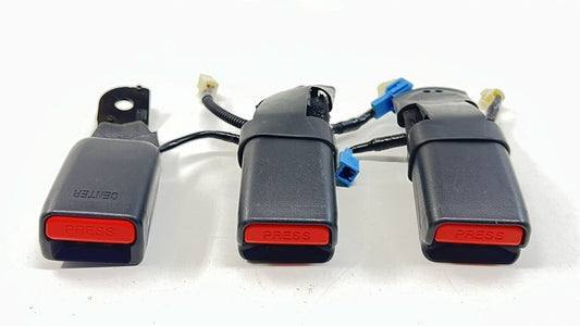 22-24 SUBARU WRX LEFT RIGHT CENTER REAR SEAT BELT SEATBELT BUCKLE SET OEM