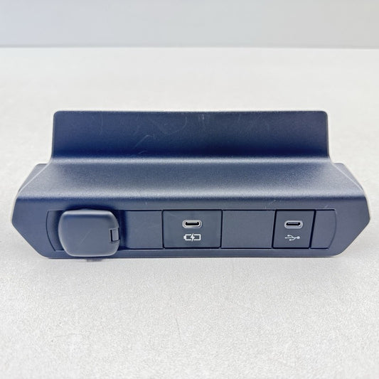 726123001 23-25 TOYOTA PRIUS CENTER CONSOLE DUAL INPUT TYPE C CHARGING PORT WITH TRIM OEM