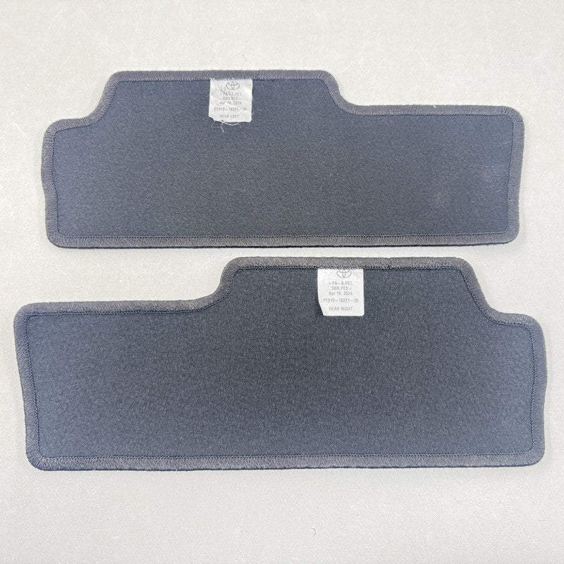 PT919-18221-20 / PT919 18221 20 / PT9191822120 22-25 TOYOTA GR86 LEFT RIGHT FRONT REAR CARPET FLOOR MAT SET PT919-18221-