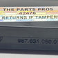 987.631.050.01 / 987 631 050 01 / 98763105001 05-12 PORSCHE BOXSTER 987 REAR 3RD THIRD BRAKE LIGHT LAMP STOP WARNING OEM