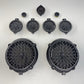 997 645 553 00 / 99764555300 05-12 Porsche 911 997 Boxster Cayman 987 Tweeter Speaker Audio Sound Set OEM
