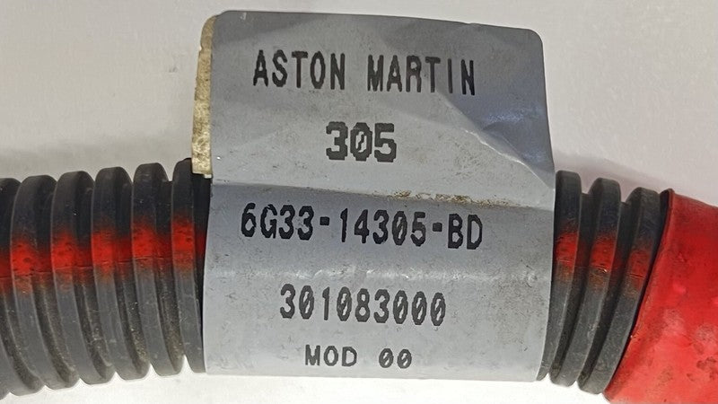 6G33-14305-BD / 6G33 14305 BD / 6G3314305BD 07-17 ASTON MARTIN VANTAGE POSITIVE BATTERY CABLE WIRING WIRE HARNESS PAIR O