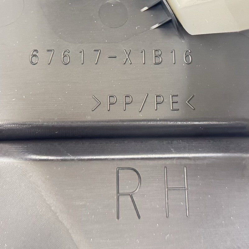 67787-X1B18 / 67787 X1B18 / 67787X1B18 23-25 TOYOTA PRIUS PASSENGER RIGHT REAR INTERIOR DOOR PANEL COVER TRIM OEM