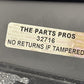 1069104-00-D / 1069104 00 D / 106910400D 17-20 TESLA MODEL S PASSENGER RIGHT B PILLAR GLASS CAMERA TRIM 1092307-00-E OEM