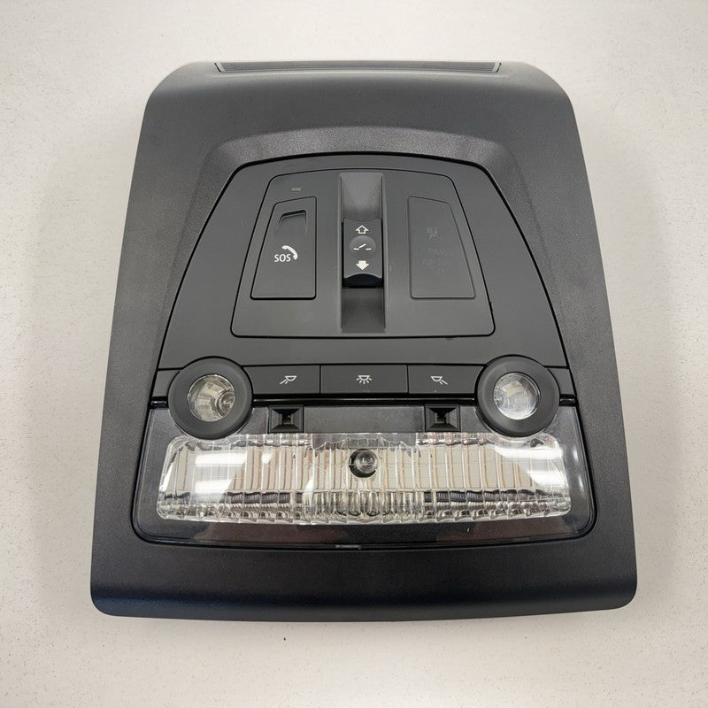 11-16 BMW M5 528 535 550 F10 Front Overhead Console Light Lamp Sunroof Black OEM