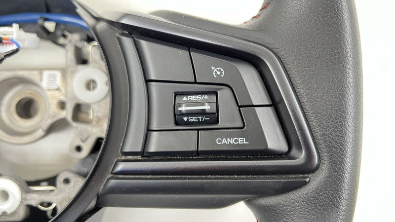 22-24 SUBARU WRX DRIVER STEERING WHEEL LEATHER BLACK OEM