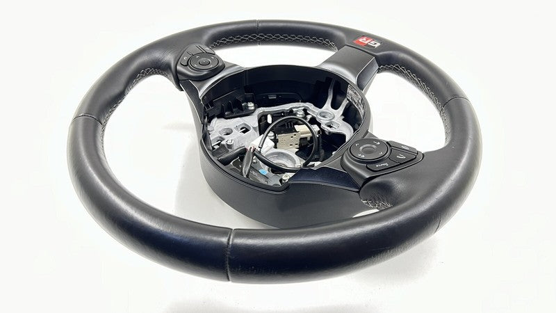 22-24 TOYOTA GR86 DRIVER STEERING WHEEL LEATHER BLACK OEM