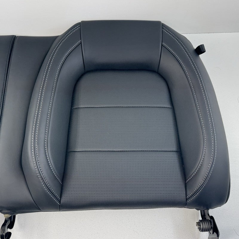 PR3B C63160 AA / PR3BC63160AA 24-26 Ford Mustang Premium Rear Seat Set Upper & Lower Cushion Leather Black OEM
