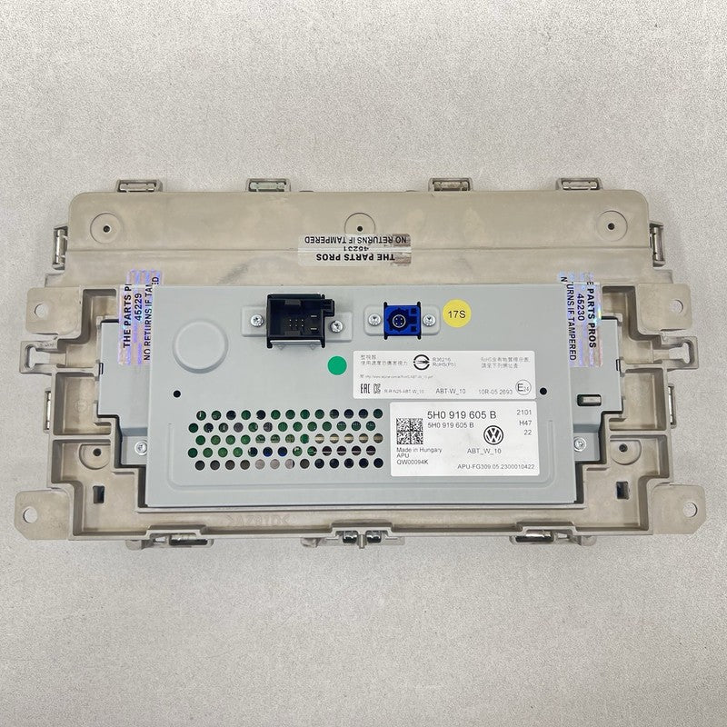 5H0-919-605-B / 5H0 919 605 B / 5H0919605B 22-24 VOLKSWAGEN GOLF R MK8 CENTER DASH DASHBOARD RADIO DISPLAY 10" SCREEN OE