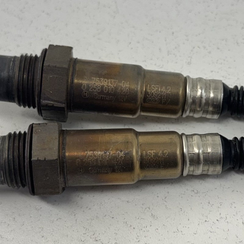 7 539 137 BMW M5 M6 F06 F10 F12 F13 S63 Air Fuel Ratio Exhaust Oxygen O2 Sensor Set OEM