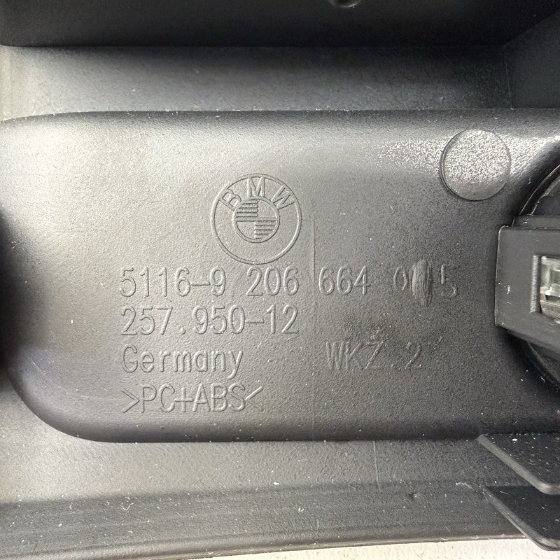 9 304 719 / 9304719 11-16 BMW M5 528 535 550 F10 Rear Console AC Vent W/ Climate Control Switch OEM