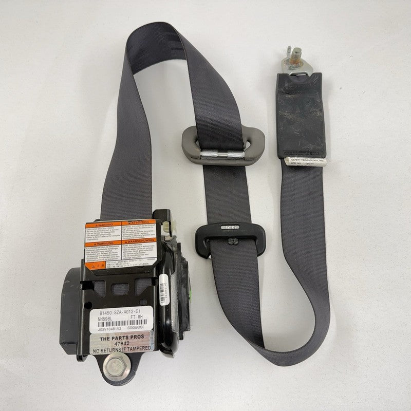 81450-SZA-A012-C1 / 81450 SZA A012 C1 / 81450SZAA012C1 09-15 Honda Pilot Passenger Right Front Seatbelt Seat Belt Retrac