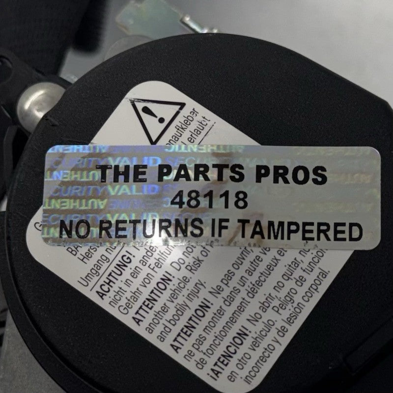 6 181 208 11-16 BMW M5 528 535 550 F10 Right Front Seatbelt Seat Belt Retractor Black OEM