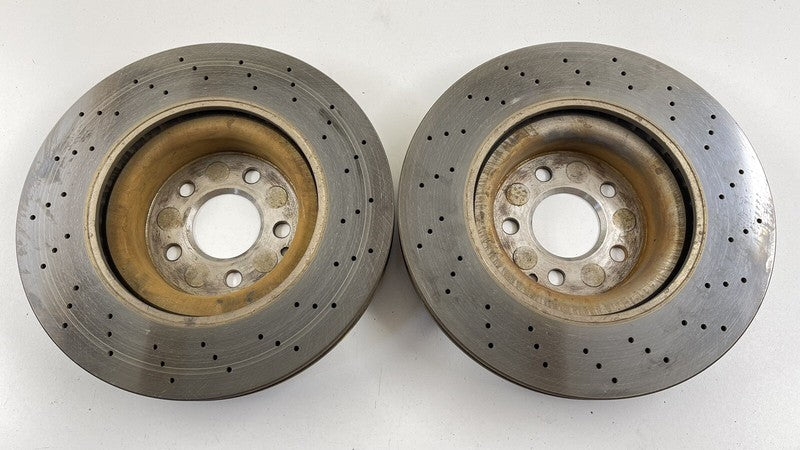 07-13 MERCEDES BENZ S550 W221 FRONT ROTOR DISC BRAKE DRILLED PAIR OEM