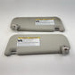 12-17 Toyota Prius V Left & Right Sunvisor Sun Visor Shade Pair Gray OEM