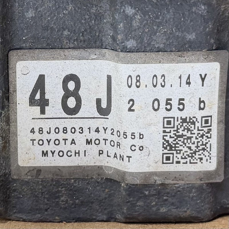 48J080314Y2055b 08-09 Lexus IS F 5.0L Rear Open Differential Diff 48J 2.94 Ratio 69K Miles OEM